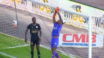 مصطفى فتحي يسجل أغرب هدف في شباك فاركو بالدوري المصري